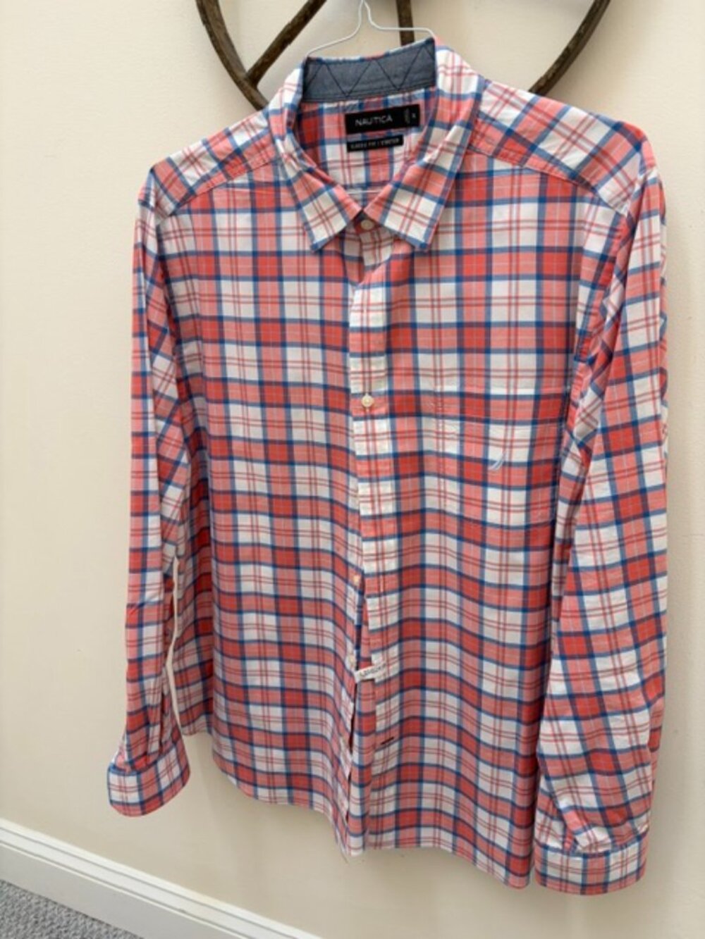 Men's Nautica Casual Long Sleeve Button Down XL